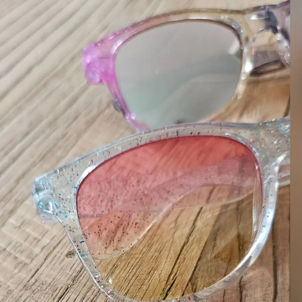 Girls Glitter Mirror Lense Sunglasses Bundle New